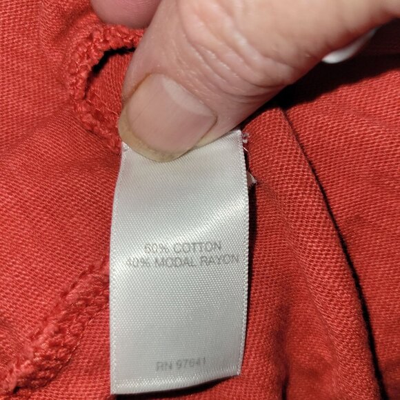 J. Jill Red Sleeveless Midi Tank Dress With Pockets Womens Size‎ M - Picture 13 of 13